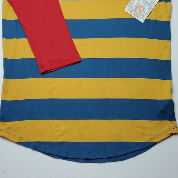 NWT Lularoe Randy baseball style tee - Picture 5 of 7